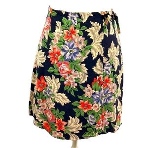 Banana‎ Republic Floral Wrap Skirt 4